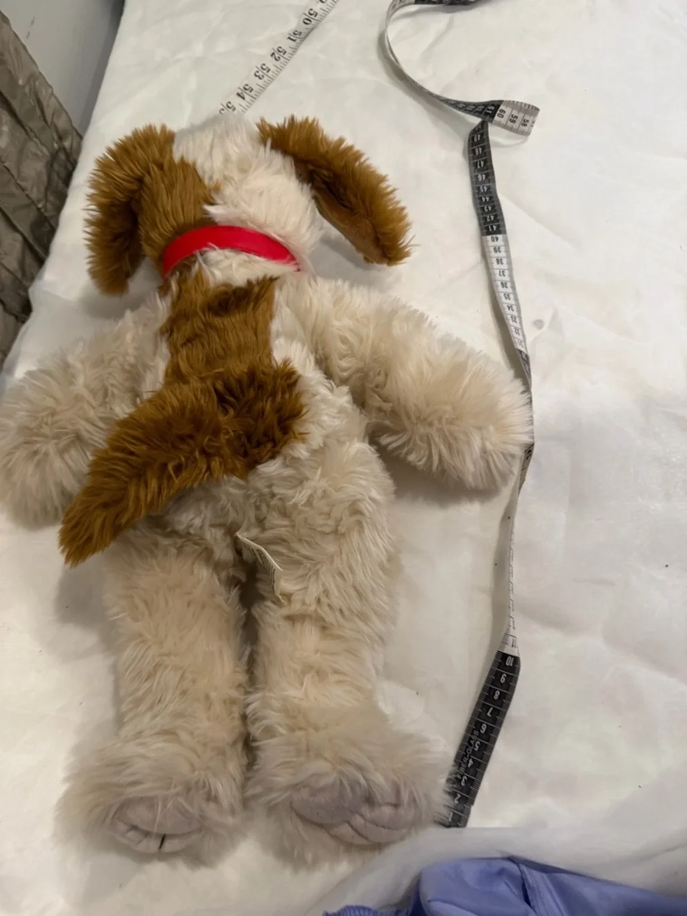 Build-A-Bear Cream Plush Puppy with Satin Tag - Picture 8 of 13